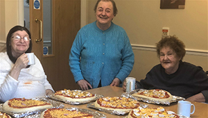 Care home turns into pizzeria for National Pizza Day