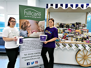 Hospital tombola helps care home raise funds for charity