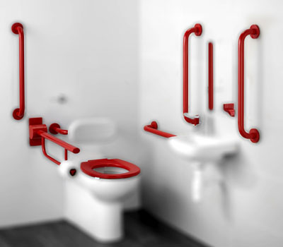 Armitage Shanks DOC M Red Toilets