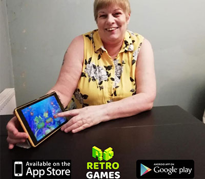 Heather, founder of dementia-friendly app Retro Fish Game