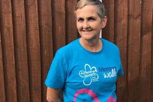 Maddy - who has organised the Cheshire Memory Walk
