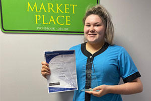 Darley Dale apprentice wins award - housing jobs - Care sector jobs