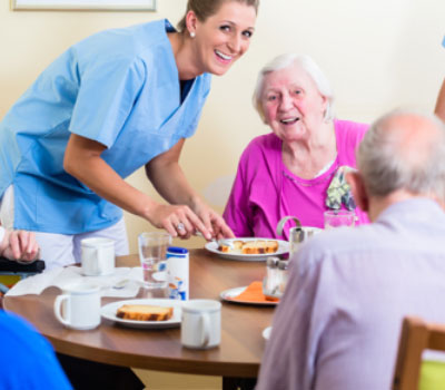 Mealtime in a care home - a chance to boost nutrition