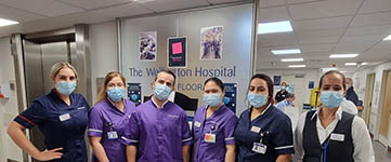 Staff at the hospital