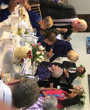 Poetry together for the Duchess, Care home residents and students. 