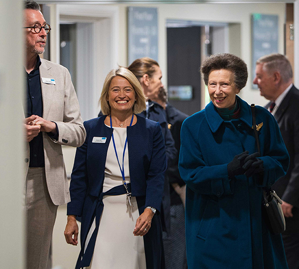 royal highness at care home 
